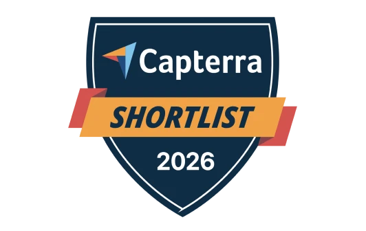 Capterra 2026 - Best Fleet Management Software badge