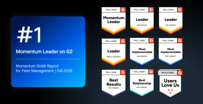 Motive ranks #1 on Momentum Grid reports with a 99% Customer Satisfaction score in G2’s Fall 2026 Reports