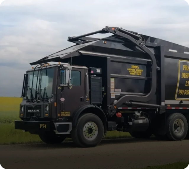 prairie disposal truck showing 63% more efficiency using motive maintenance