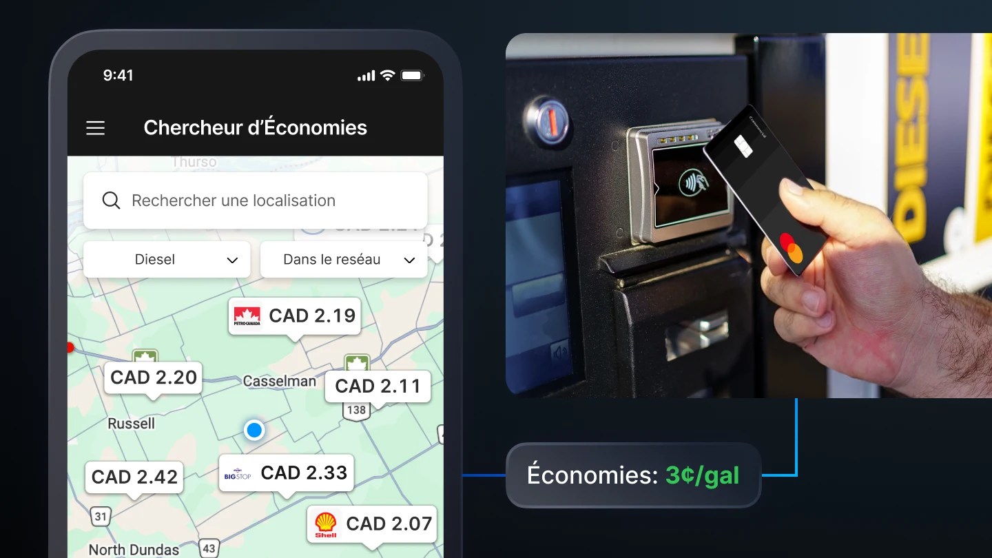 Une grande nouvelle pour les flottes au Canada : lancement de la carte Motive au Canada.