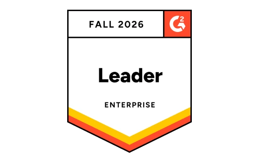G2 Fall 2026 Leader badge for enterprise fleet management software