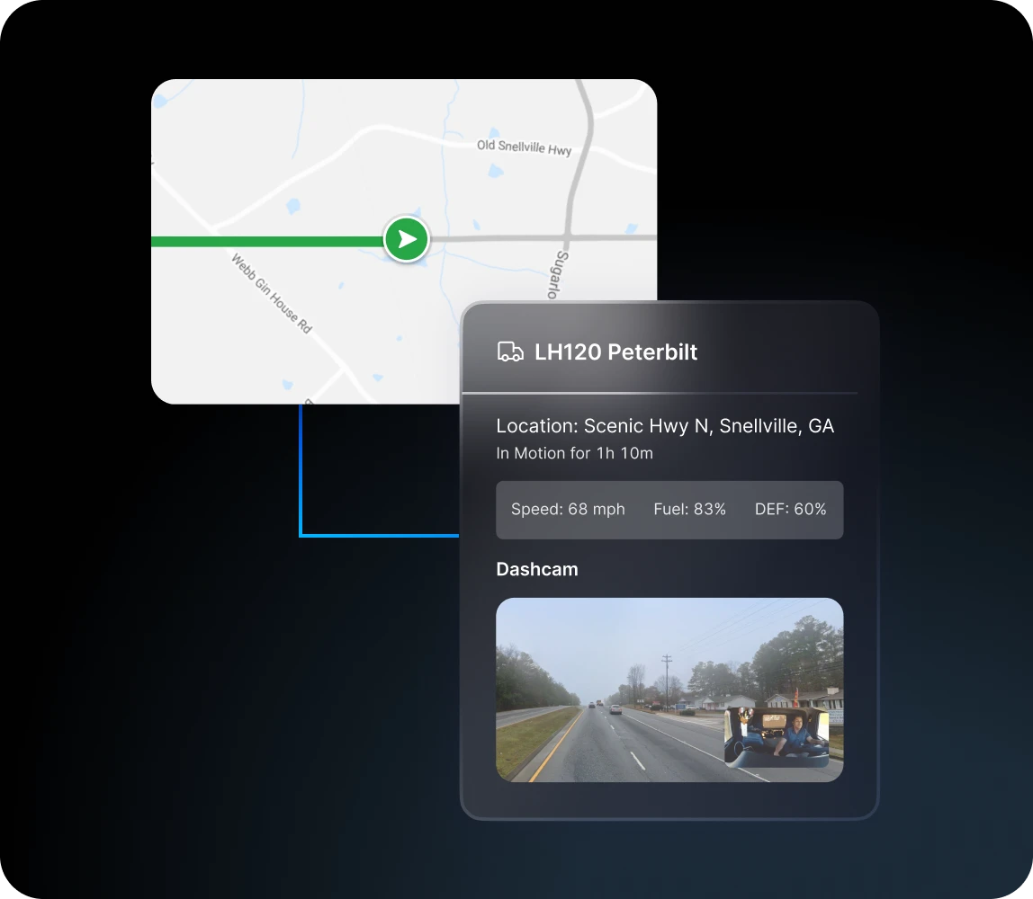 fleet tracking live stream and follow mode
