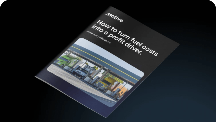 motive guide: how to turn fuel costs into a profit driver