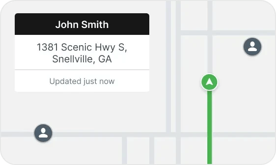 live tracking map